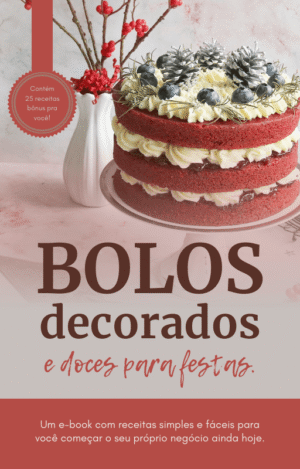 bolos decorados e doces